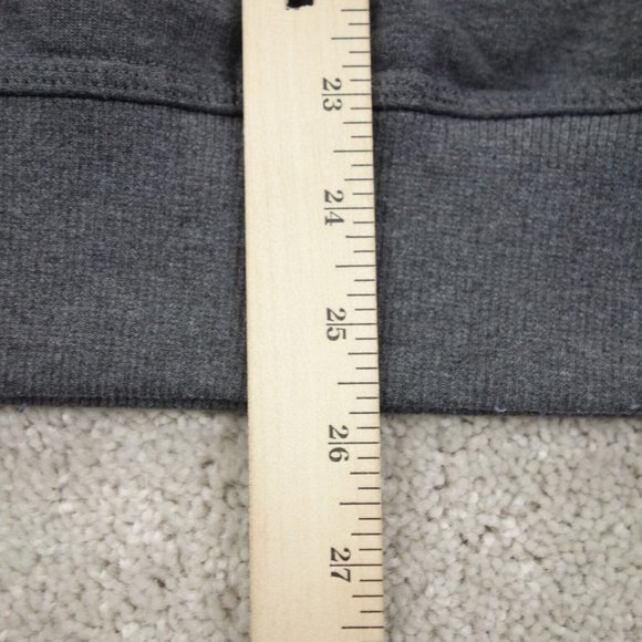 Champion Hoodie Mens Medium Grey Long Sleeve Drawstring Pullover Fleece Logo - Picture 8 of 9